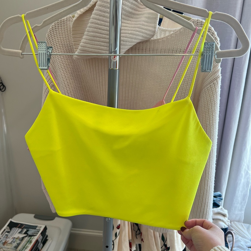 Alice + Olivia Cropped Tank
